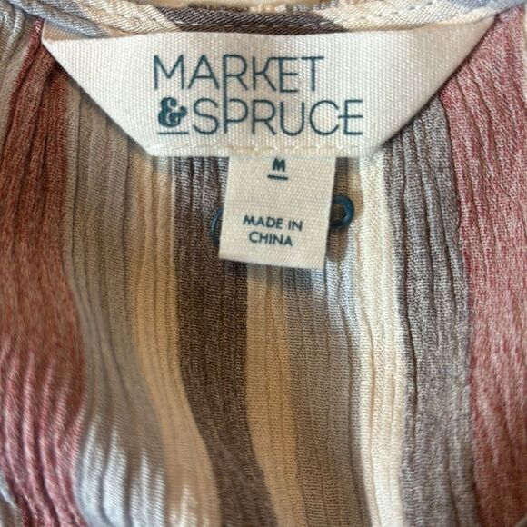 Market Spruce Striped Sleeveless Dress medium - Picture 3 of 5